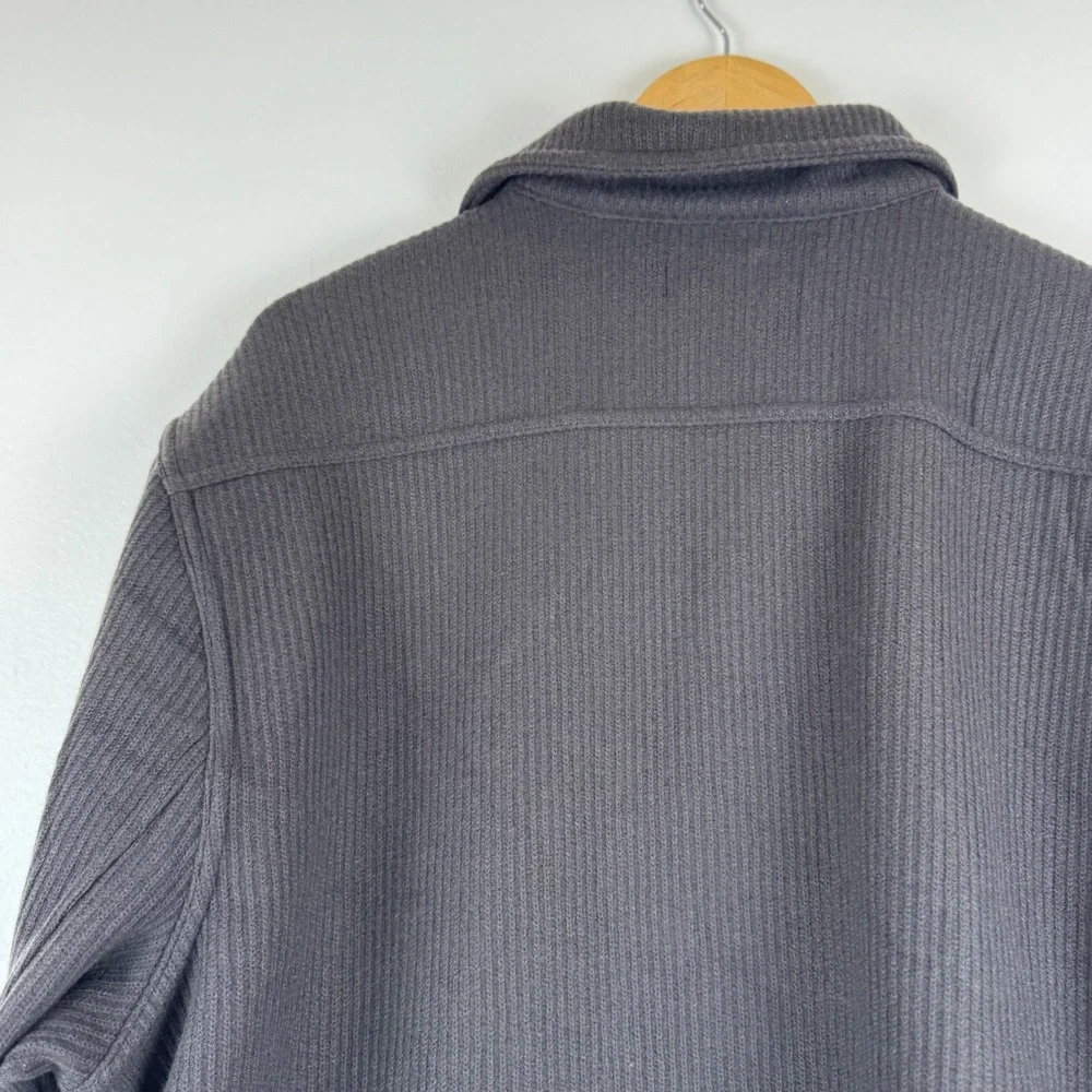 Mode of‎ One Mens Knit Trucker Jacket Jet Grey 100194421 XL New
